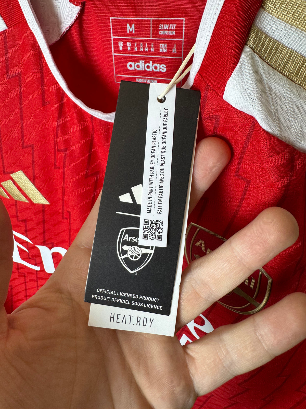 Adidas Arsenal Home 23/24 Saliba 2 Player Spec - 10/10