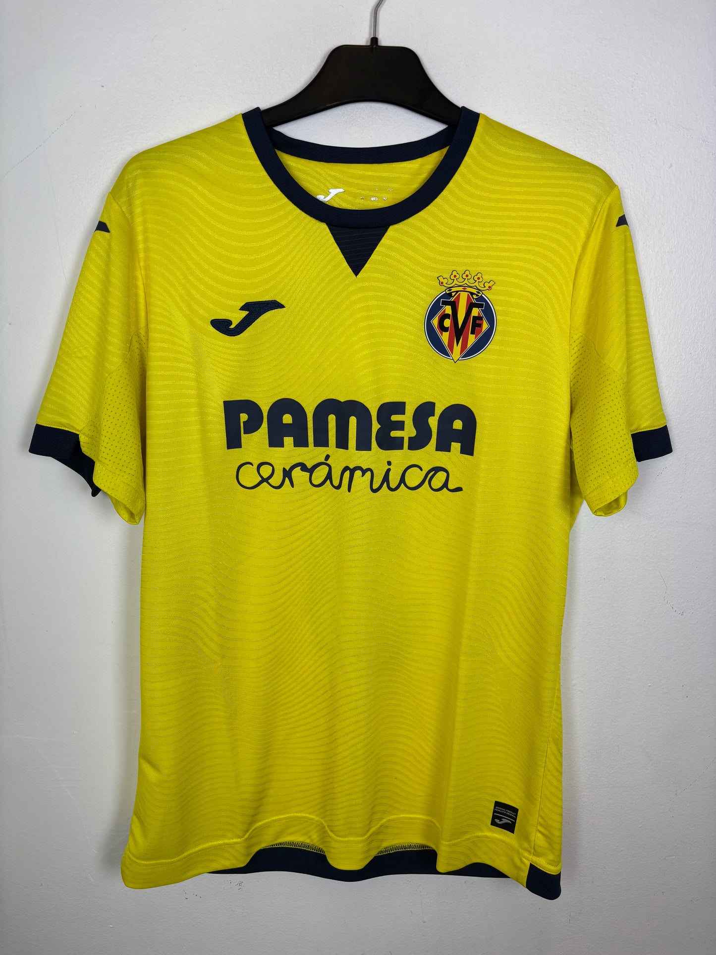 Joma Villareal home shirt 2023/24 with R. Albiol 3 in excellent condition