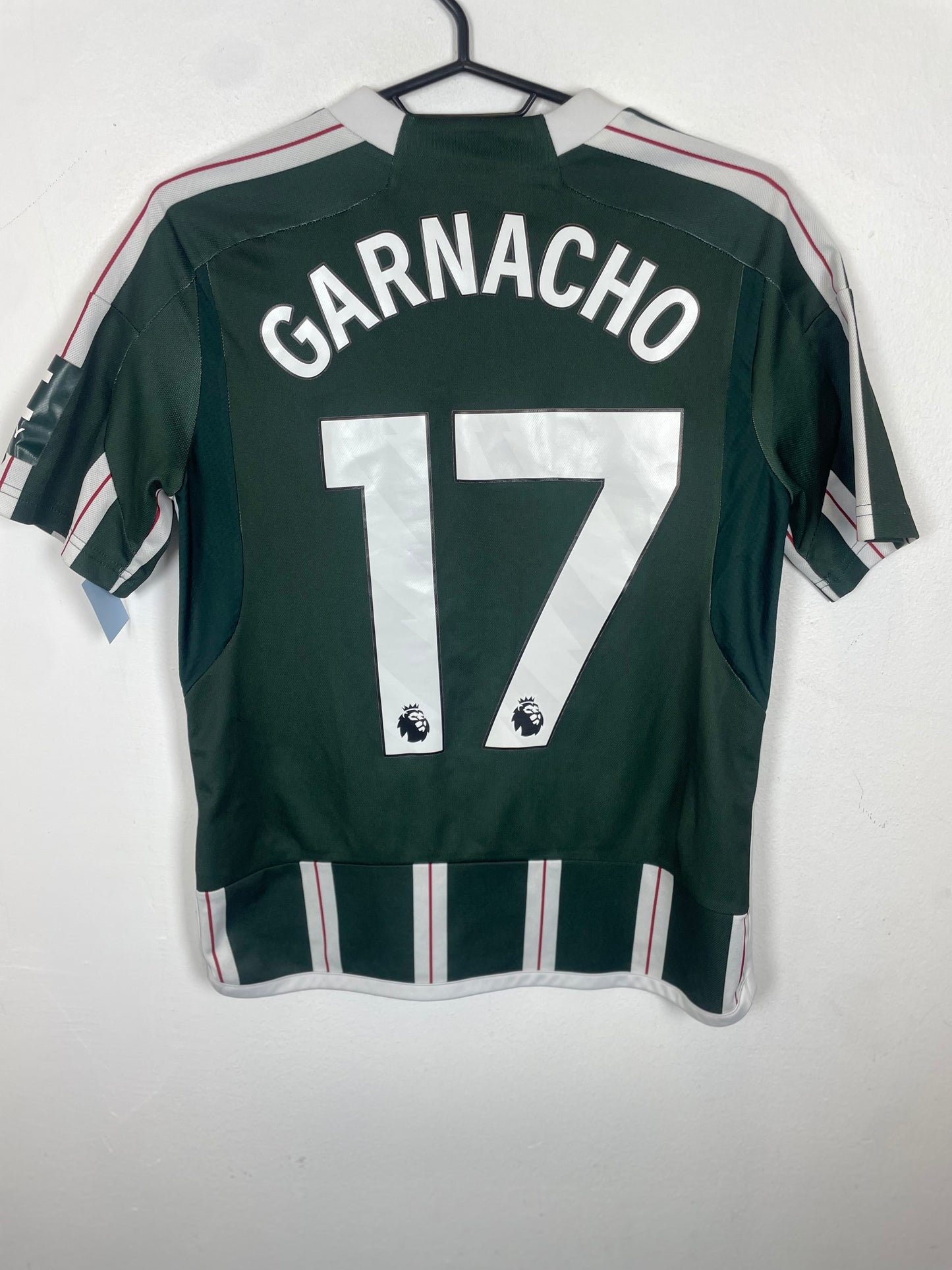 Adidas Manchester United Away 23/24 Garnacho 17 Kids 8/10