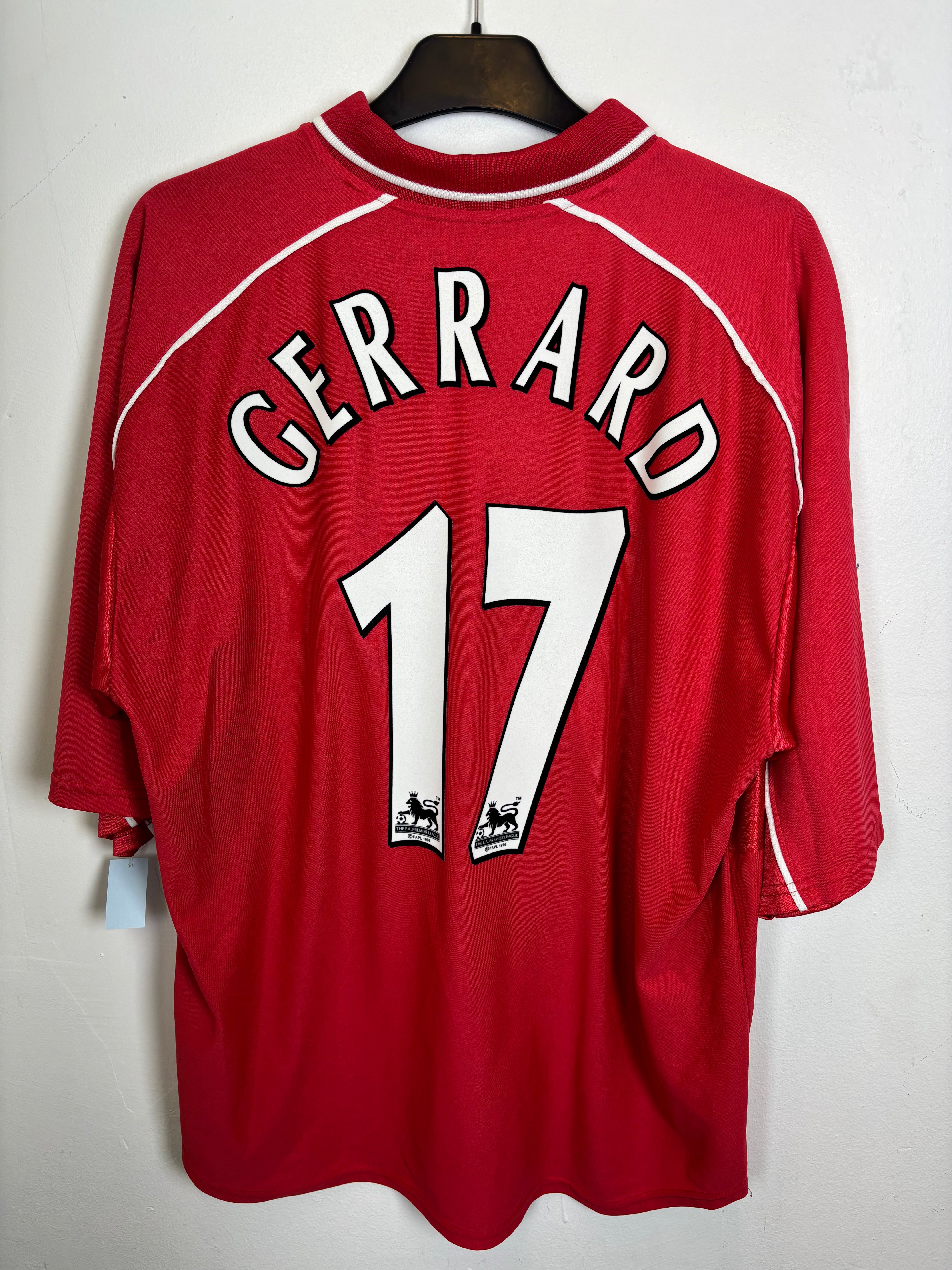 Liverpool Gerrard 17 Home 00/02 Reebok | Anfield Classic