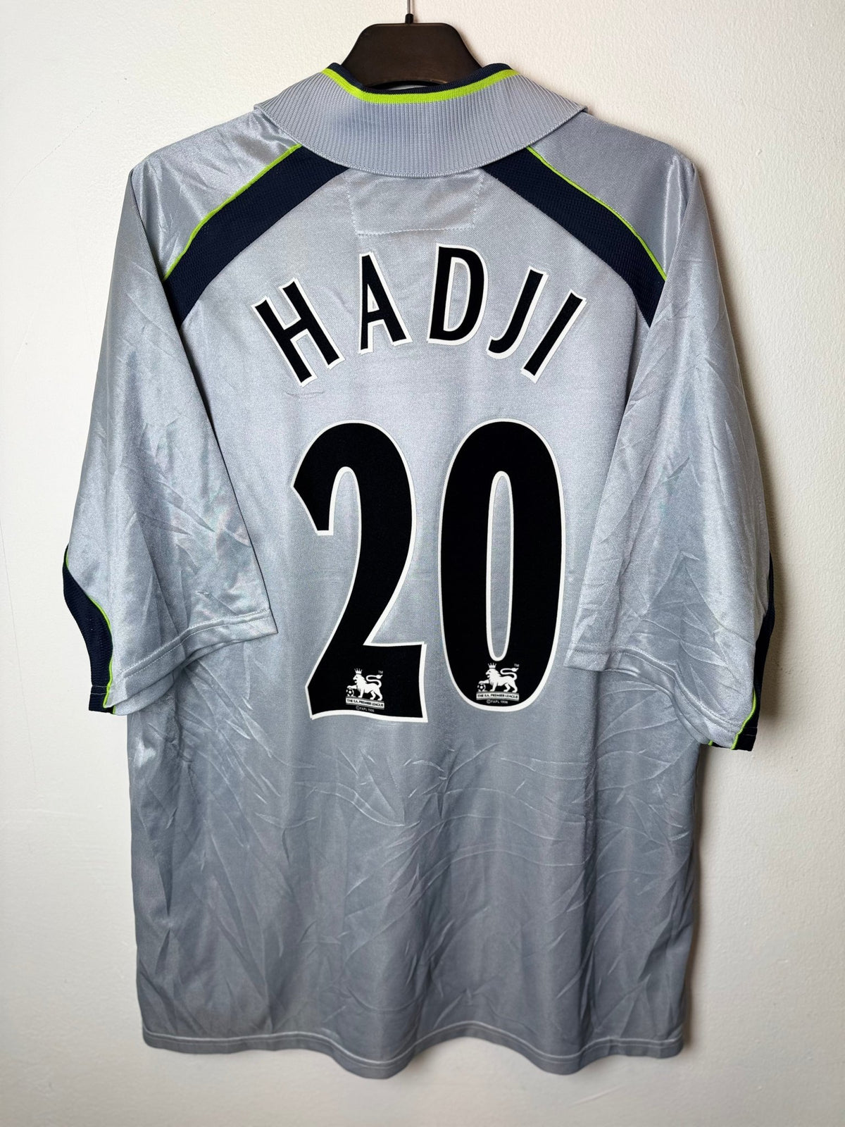 Diadora Aston Villa Away 01/02 Hadji 20 - 8/10 - TheFootballIdiots