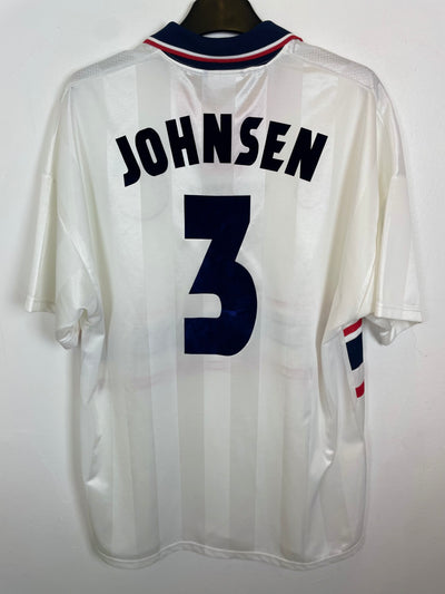Umbro Norway Away 98/00 Johnsen 3 - 9/10 - alternate view