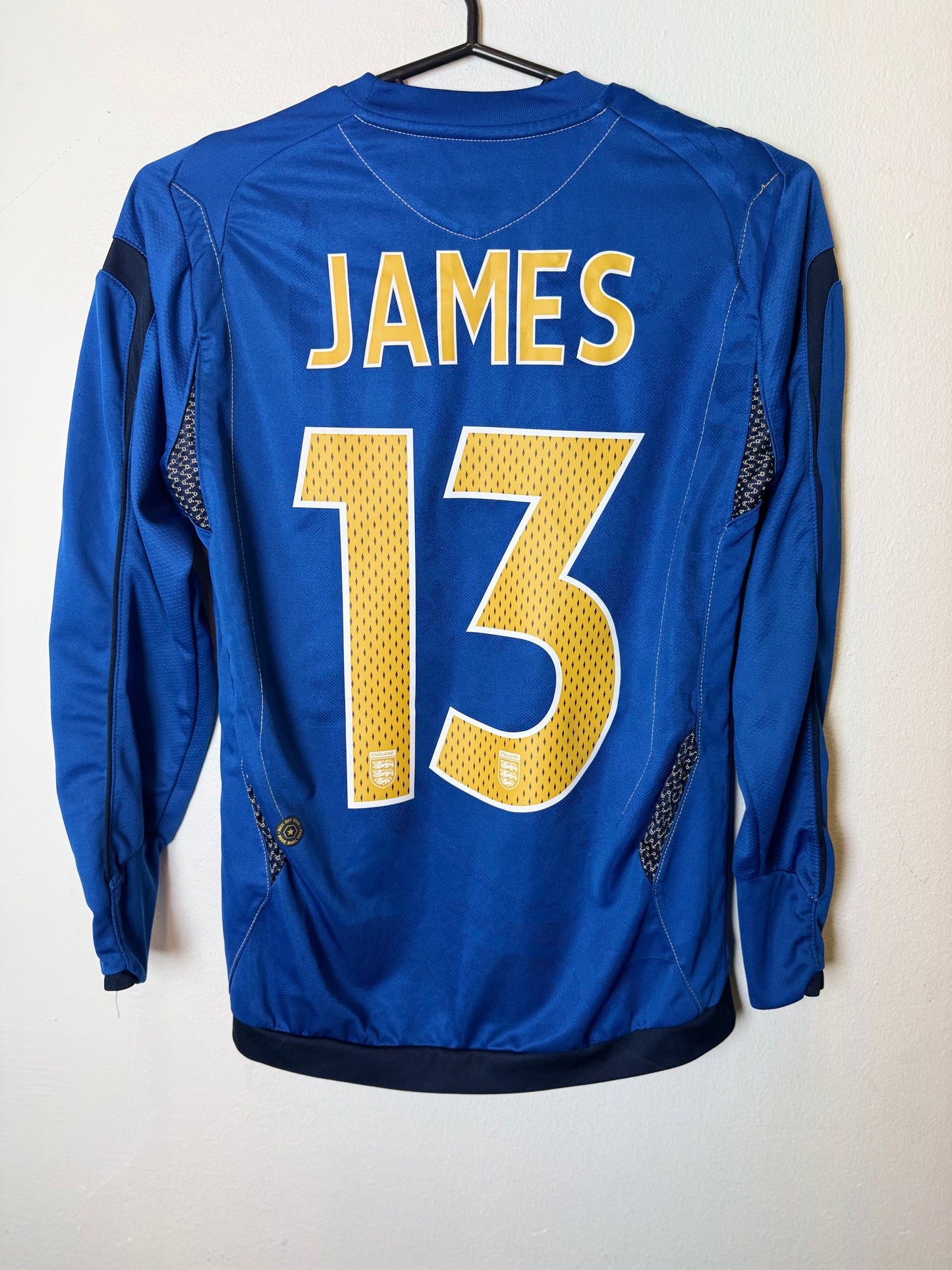 Umbro England 07/08 GK James 13 Kids - 8/10