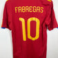 Adidas Spain Home 09/10 Fabregas 10 - 8/10