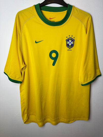 Nike Brazil Home 00/02 Ronaldo 9 - 8/10