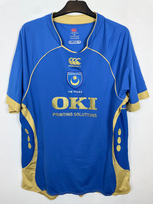 Canterbury Portsmouth home shirt 08/09 with Crouch 9 in excellent condition, blue design