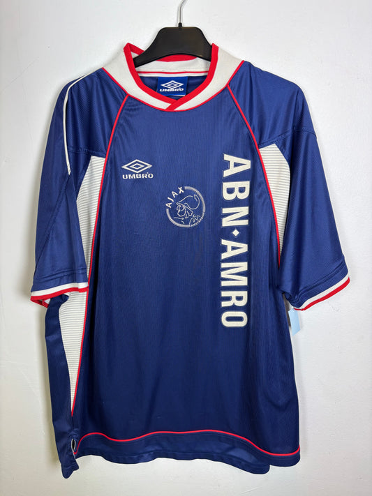 Umbro Ajax away shirt 1999/2000 with Laudrup 10, size XXL in excellent condition