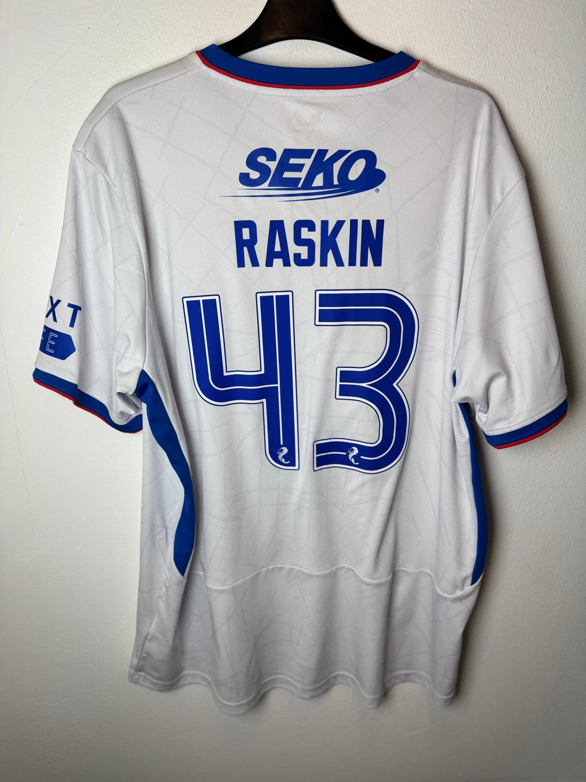 Castore Rangers Away 24/25 Raskin 43 - 9/10 - TheFootballIdiots
