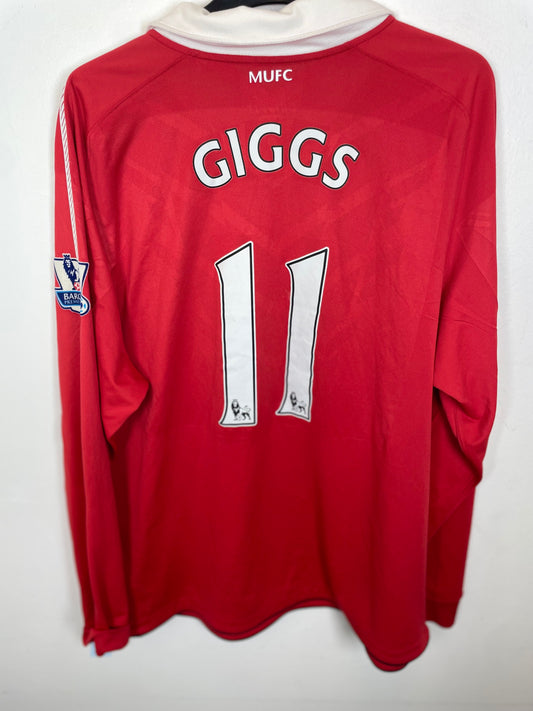 Manchester United Home 10/11 Giggs 11 LS inc original shorts