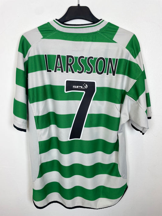 Umbro Celtic Home 01/03 Larsson 7 - 8/10
