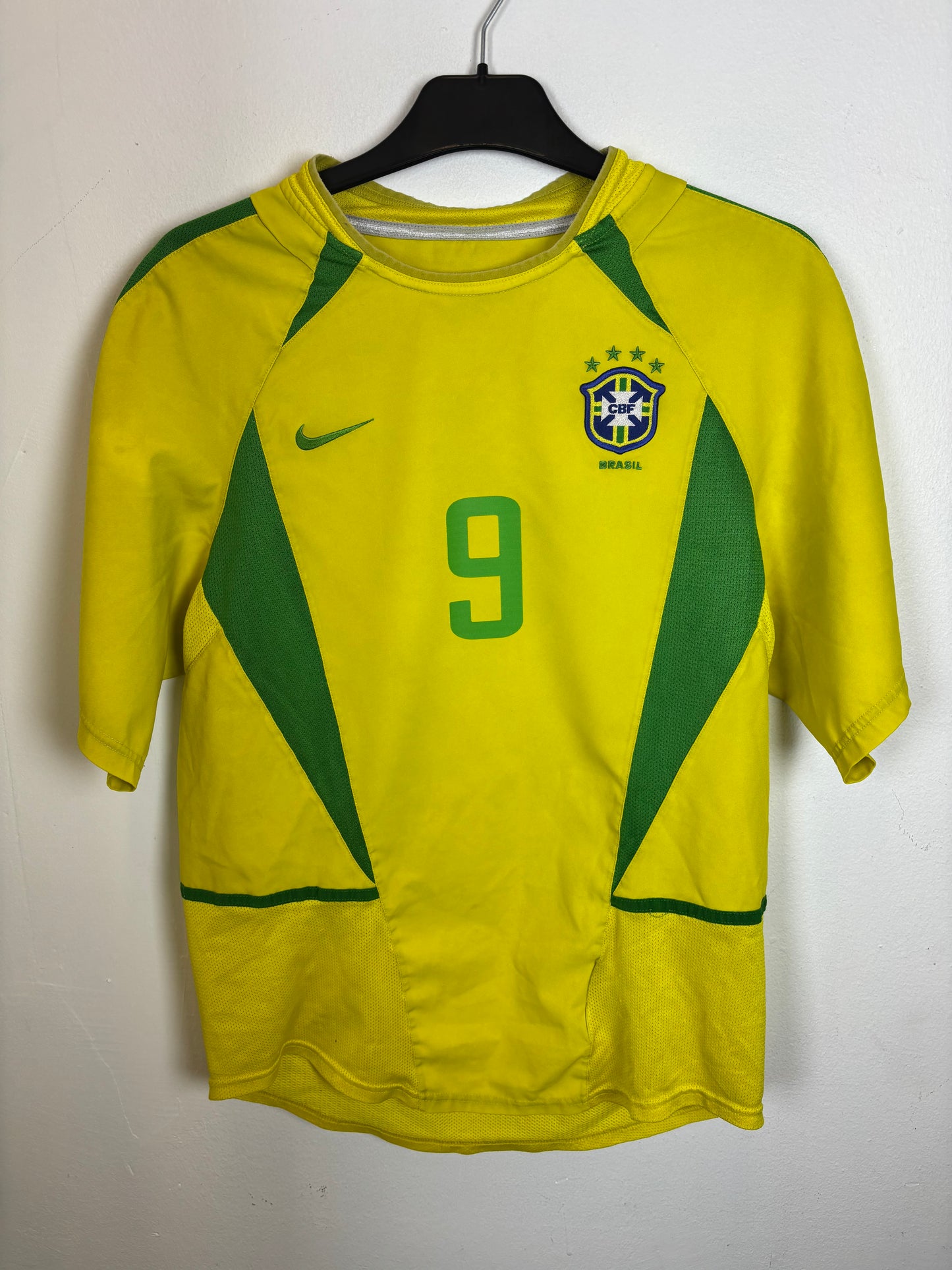 Nike Brazil Home 2002 Ronaldo 9 - 7/10