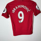 Adidas Manchester United Home 16/17 Ibrahimović 9 Kids - 8/10 - TheFootballIdiots