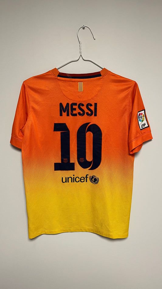 Barcelona Away 12/13 Messi 10 kids