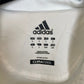 Close-up of Adidas climacool label on a white garment