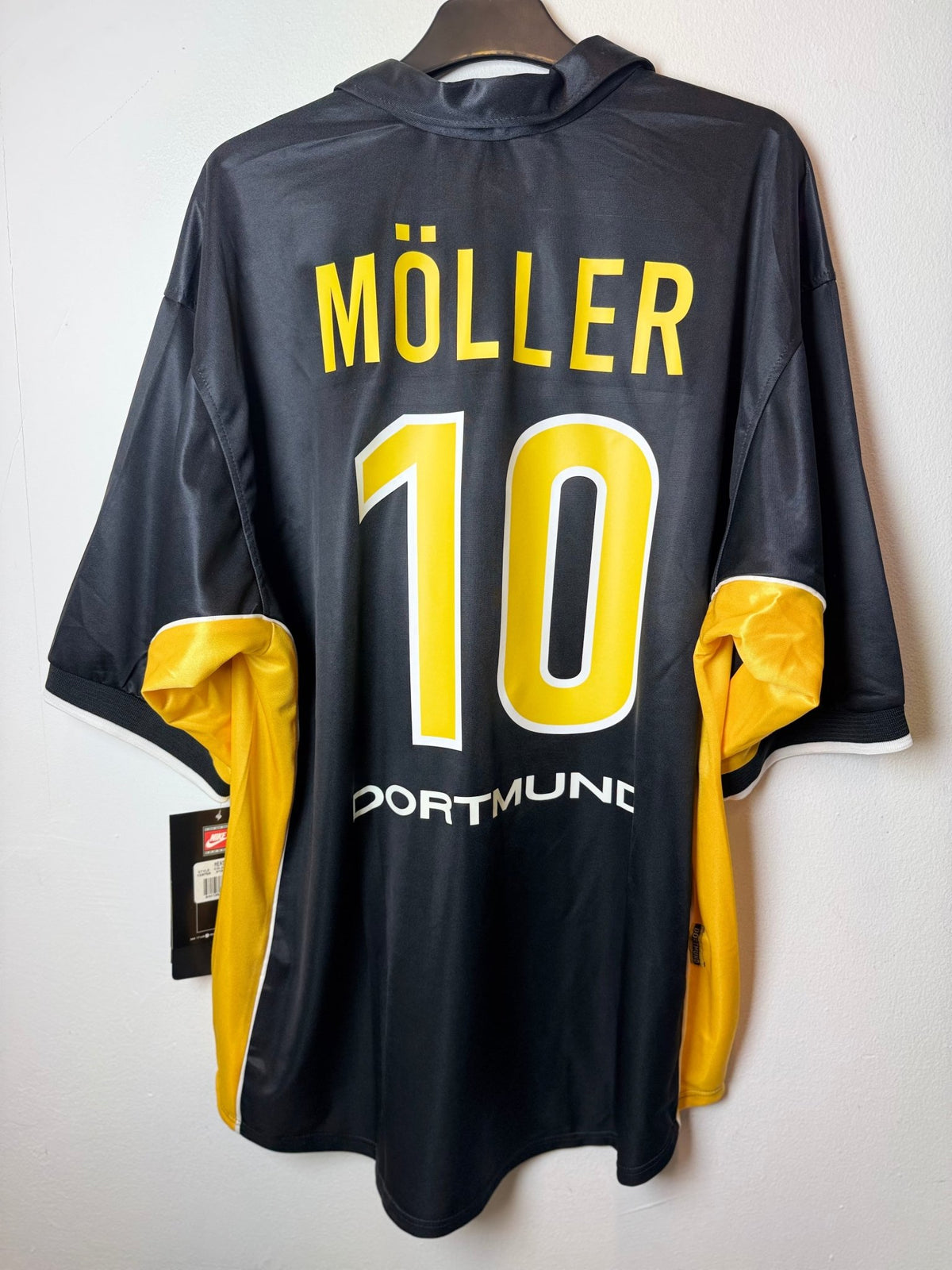 Nike Borussia Dortmund Away 98/00 Moller 10 - 10/10 - TheFootballIdiots