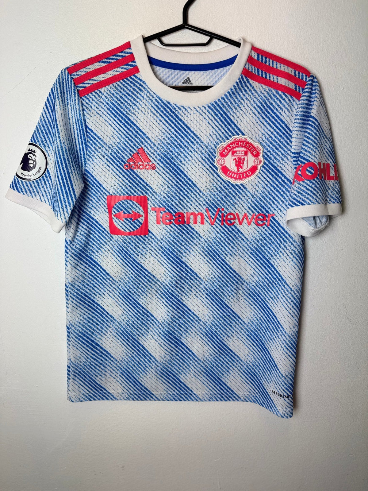 Adidas Manchester United Away 21/22 Shaw 23 Kids - 8/10