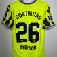 Back view of Puma Borussia Dortmund 2024/25 home shirt showing Ryerson name and number 26