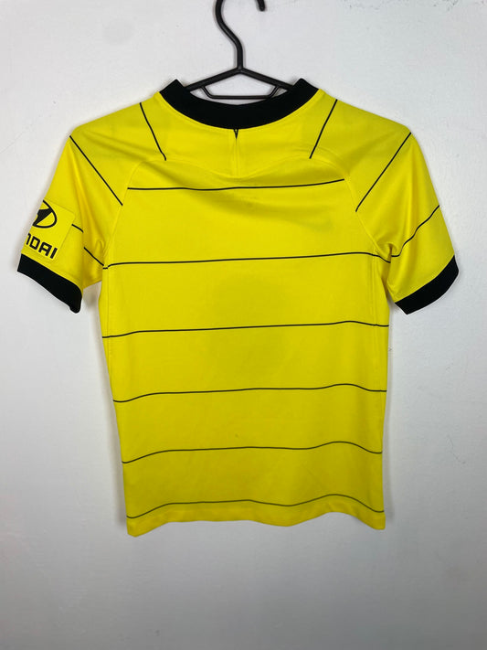 Back view of Chelsea away shirt 2021/22 season in excellent 9/10 condition, kids size 137-147cm