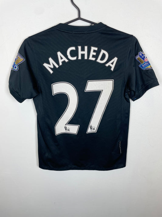 Manchester United 09/10 away jersey back showing Macheda name and number 27 print