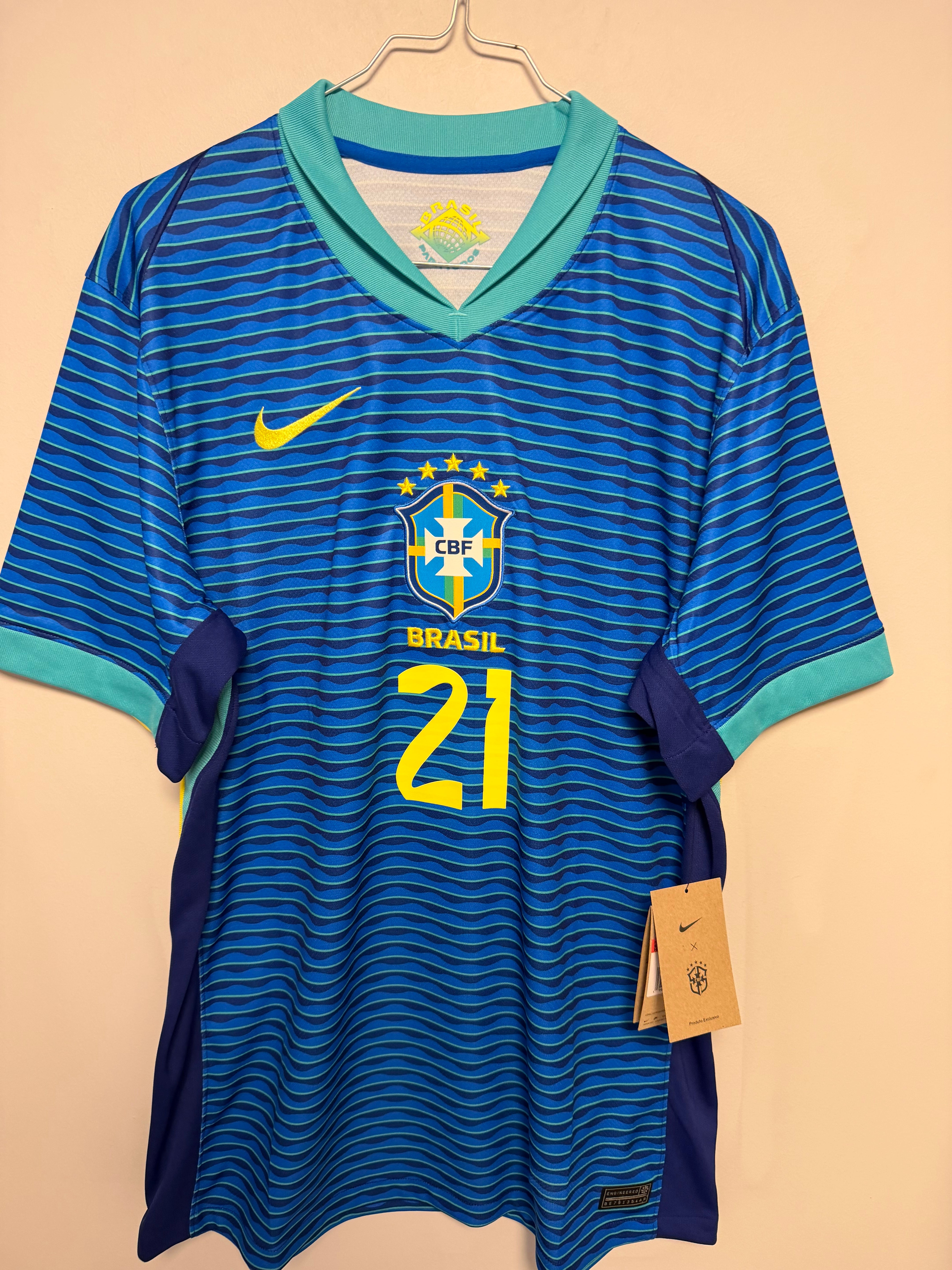Nike Brazil 2024 Away Endrick 21 - 10/10