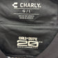 Black bag with Charly and Call of Duty logos on a gray background
