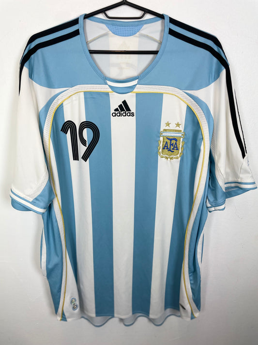Argentina Home 2006 Messi 19