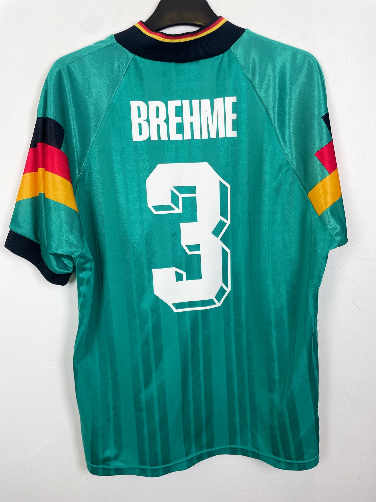 Adidas Germany Away 1992 Brehme 3 - 9/10