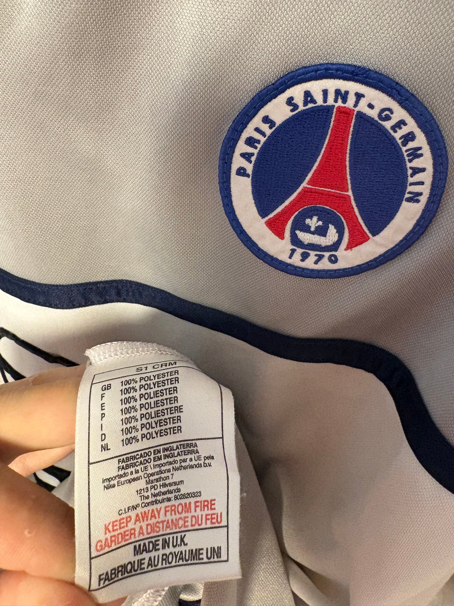 Nike Paris Saint-Germain (PSG) Away 99/00 Okocha 10 - 7/10