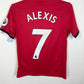 Adidas Manchester United Home 17/18 Alexis 7 Kids 8/10