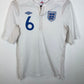 Umbro England home shirt 2010 with Terry 6, white kit in excellent condition size 158cm