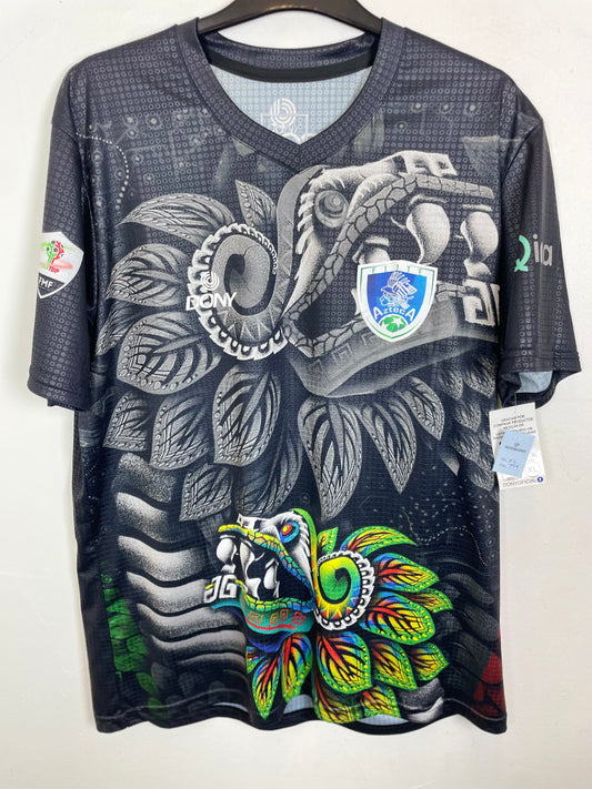 Dony Elite Azteca home shirt 10/10 season in size XL showing mint condition front view