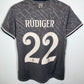 Real Madrid Third 24/25 Rudiger 22 Ladies