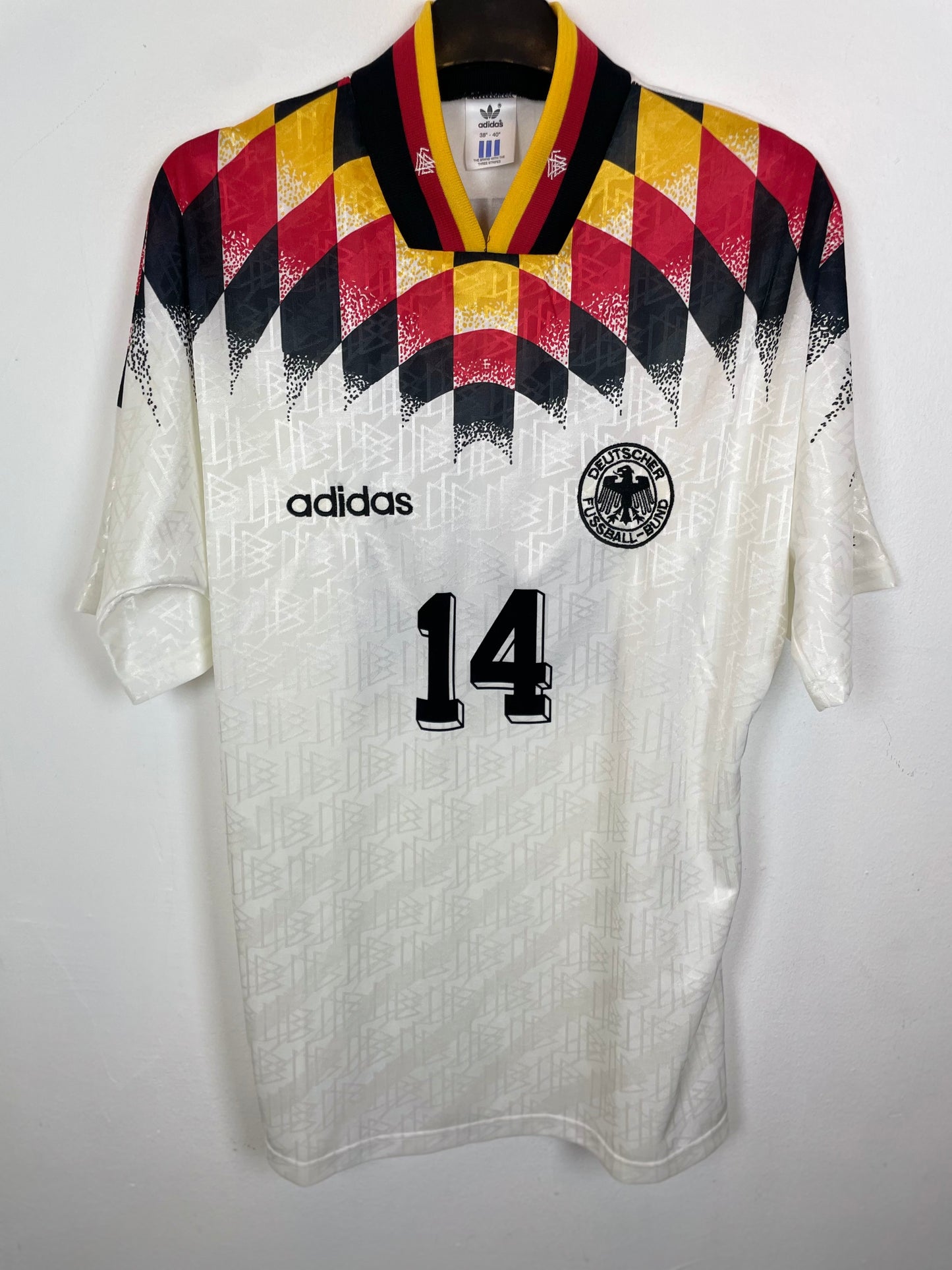 Adidas Germany Home 1994 Berthold 14 - 9/10