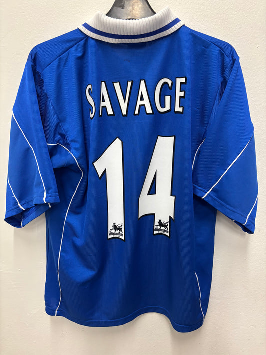 Leicester City Home 00/01 Savage 14