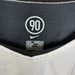 Valencia club badge and Nike swoosh logo detail on white 04/05 home shirt