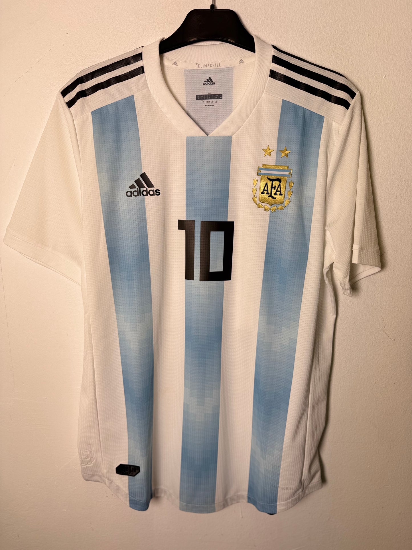 Adidas Argentina Home 18/19 Messi 10 Player Spec - 9/10