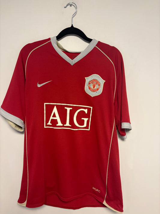 Nike Manchester United home shirt 06/07 with Park Ji-sung 13, red jersey in excellent condition