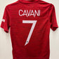Manchester United Home 20/21 Cavani 7 Kids - 9/10