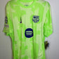 Nike Barcelona third kit 2024/25 featuring Olmo 20 front view, size L in pristine 10/10 condition