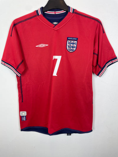 Umbro England Away 02/04 Beckham 7 - 7/10