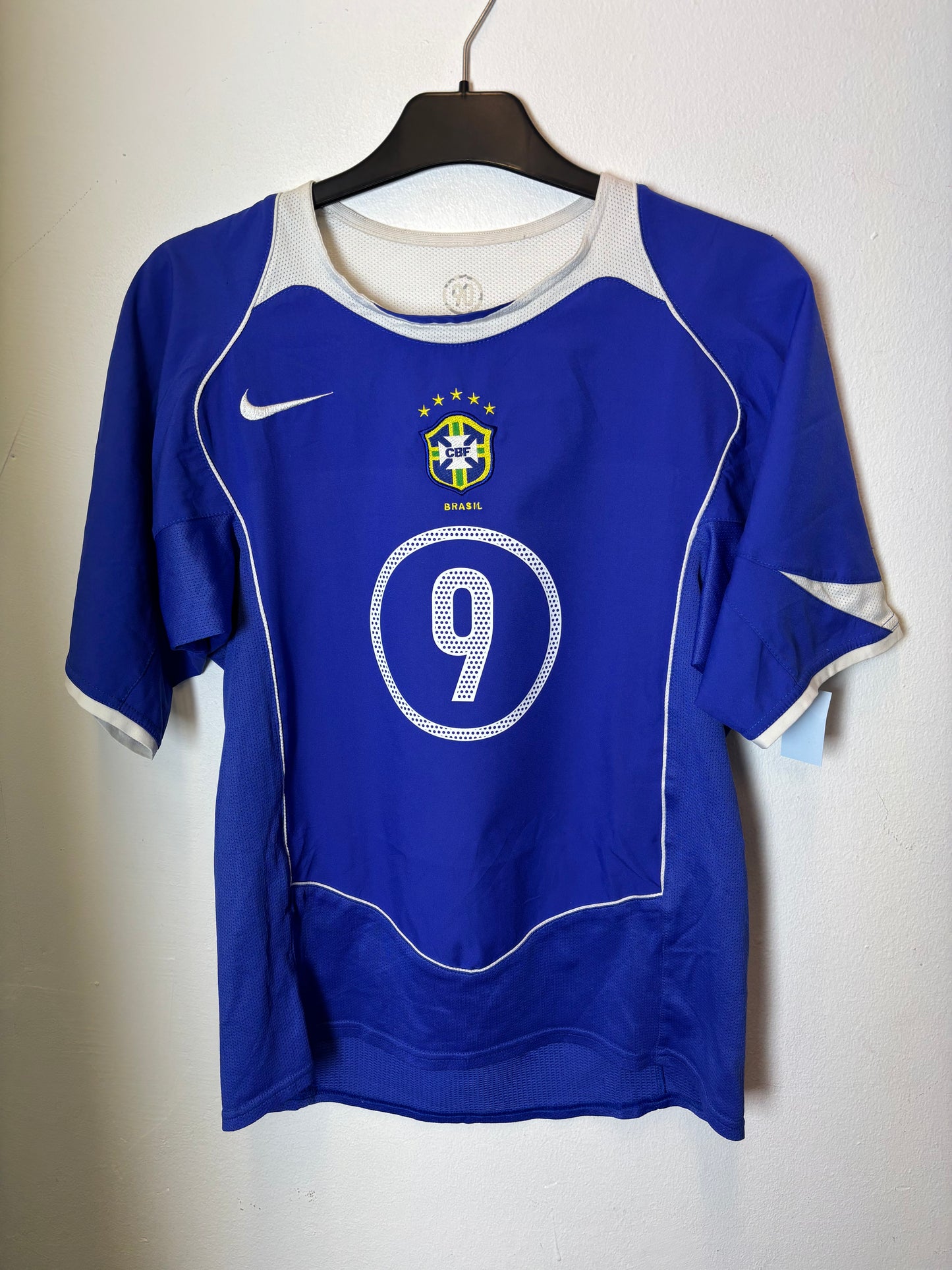 Nike Brazil Away 2004 Ronaldo 9 - 8/10