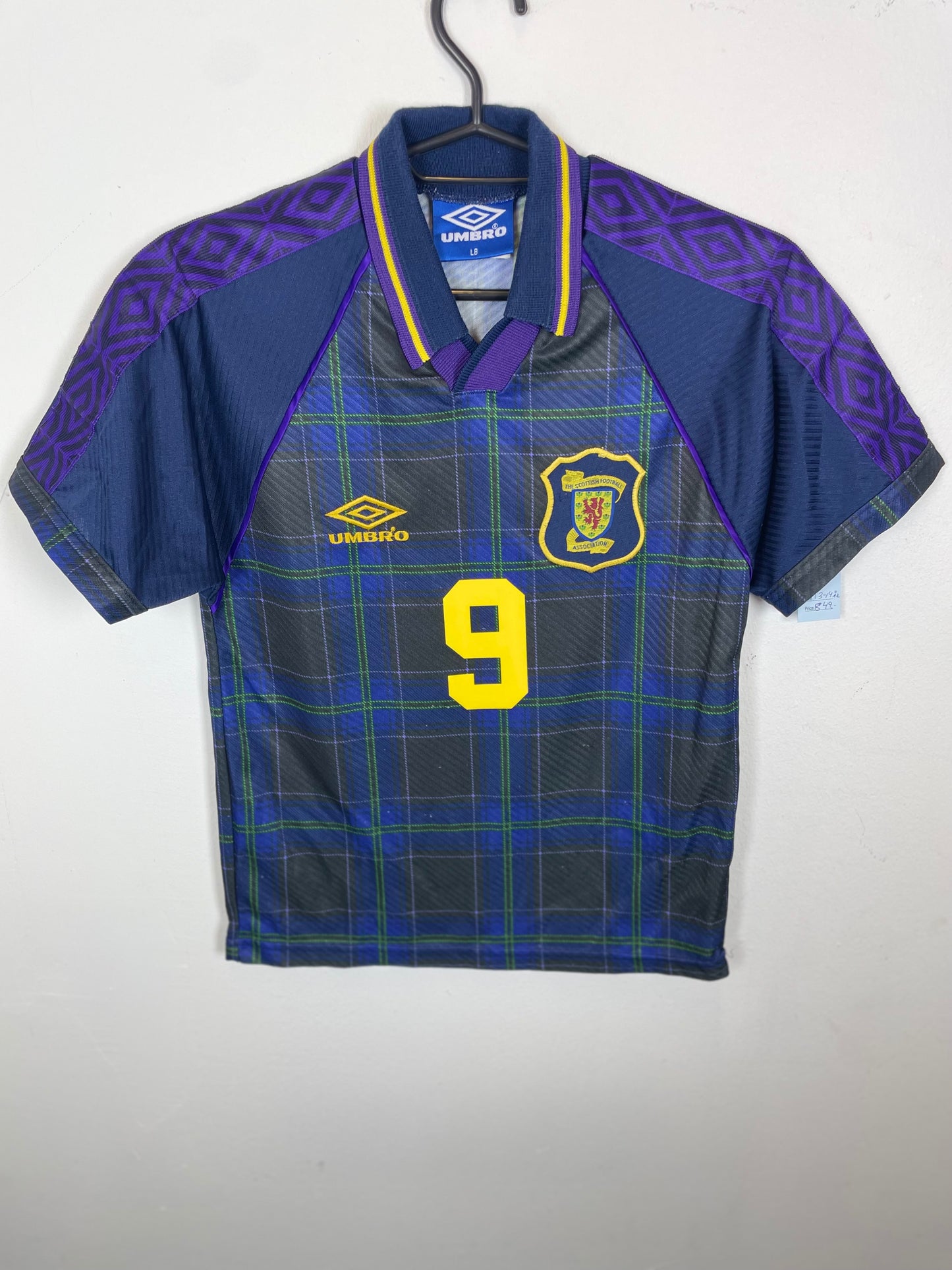Scotland Home 1996 McCoist 9 Kids