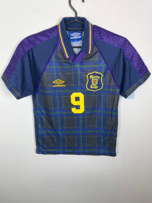 Scotland Home 1996 McCoist 9 Kids