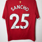 Adidas Manchester United Home 21/22 Sancho 25 Kids - 8/10