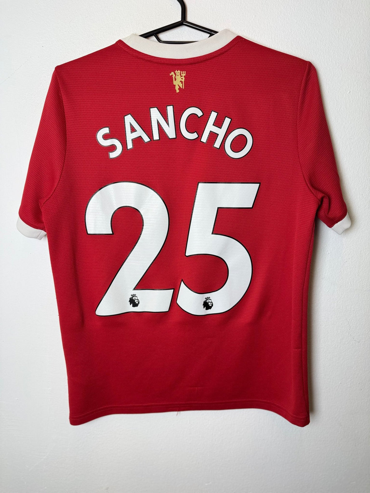 Adidas Manchester United Home 21/22 Sancho 25 Kids - 8/10