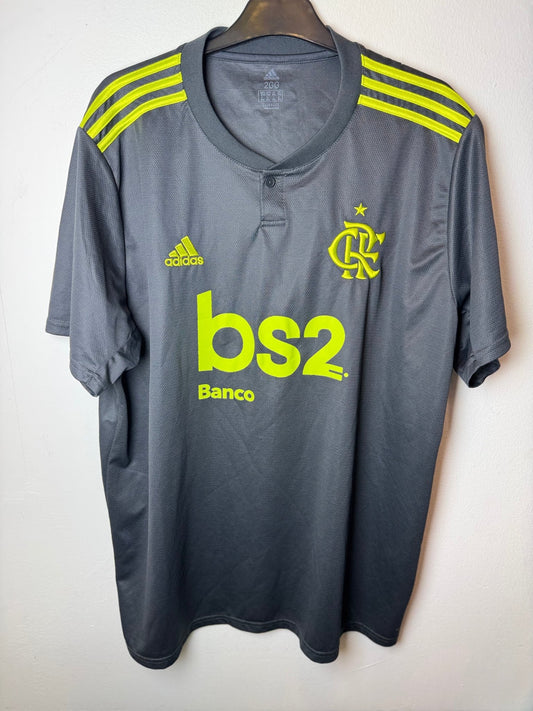 Adidas Flamengo third shirt 2019/20, grey, front view | Flamengo tredjedrakt 2019/20 sett forfra