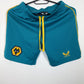 Wolves away shirt 2022/23 fabric texture and material detail showing quality construction