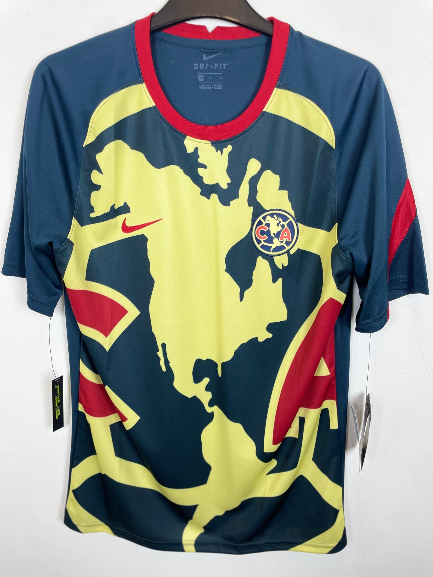 Nike Club América pre-match training shirt 20/21 season in mint 10/10 condition, size M