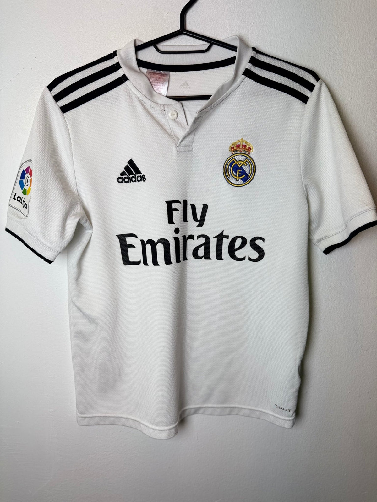 Adidas Real Madrid Home 18/19 Ronaldo 7 Kids - 9/10 - TheFootballIdiots