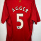 Adidas Liverpool Home 08/09 Agger 5 - 8/10